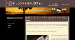 Desktop Screenshot of ducasse-buzet.com
